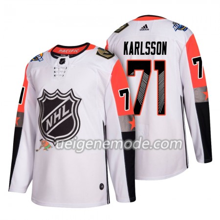 Vegas Golden Knights Trikot William Karlsson 71 2018 NHL All-Star Pacific Division Adidas Weiß Authentic